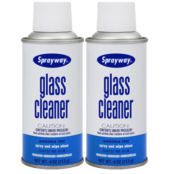 Sprayway Glass Cleaner 4oz: Streak-Free Window Cleaner and Glass Cleaner Spray, 2-Packs