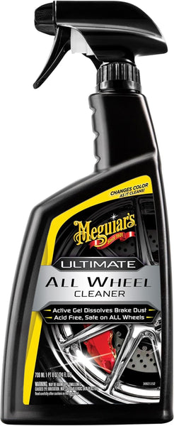 Meguiar's Ultimate All Wheel Cleaner, 24 oz Powerful Spray Formula Safely Cleans Brake Dust & Road Grime