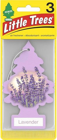 Little Trees Hanging Car Air Freshener, Lavender, 3-Pack