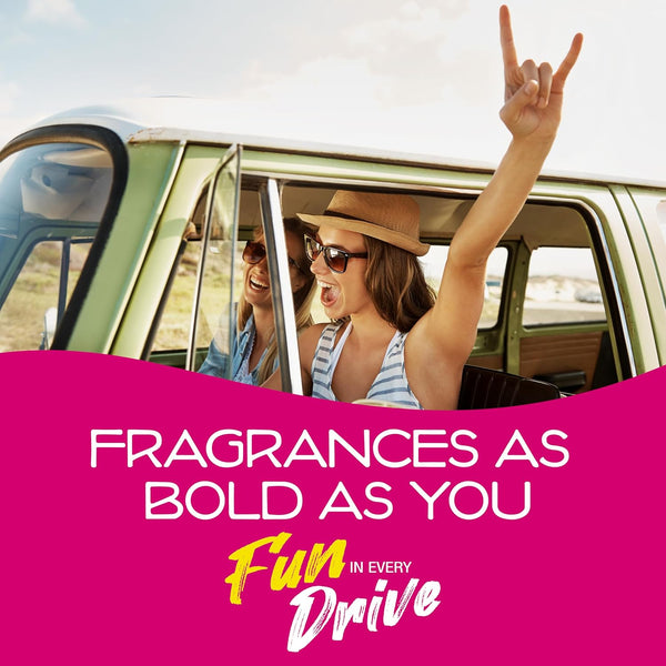 California Scents Spillproof Car Air Freshener - The Best Car Air Freshener and Odor Eliminator for Your Vehicle, Coronado Cherry - 12 Packs