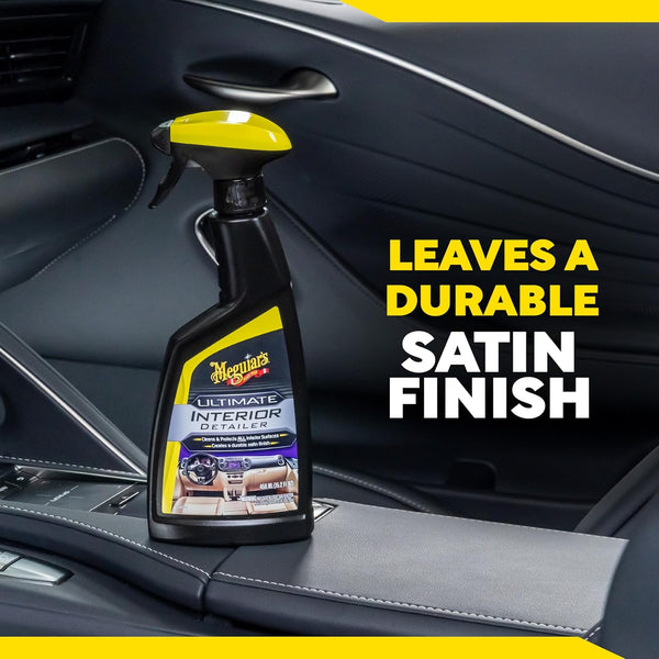 Meguiar's Ultimate Interior Detailer, 15.2 oz – Cleans & Protects with UV Guard