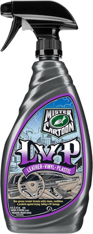 Turtle Wax X Mister Cartoon LVP- Leather, Vinyl, Plastic Cleaner and Protectant, 1-Step Solution Cleans, Protects and Conditions, UV Protection, for Cars, Trucks, RV's and Motorcycles, 16 oz.
