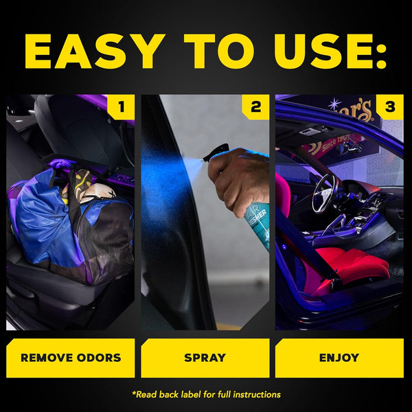 Meguiar's Air Re-Fresher Odor Fighting Spray, Long-Lasting New Car Scent, 8 Oz