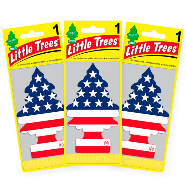 Little Trees Hanging Car Air Freshener, Vanilla Pride, 3-Pack