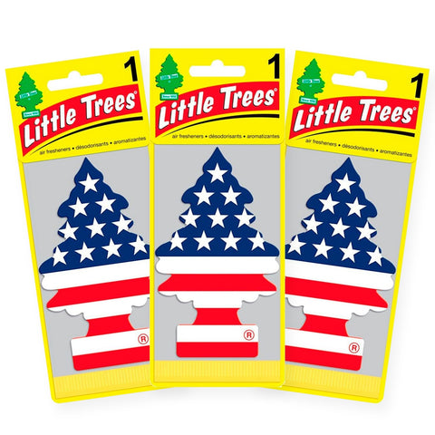 Little Trees Hanging Car Air Freshener, Vanilla Pride, 3-Pack