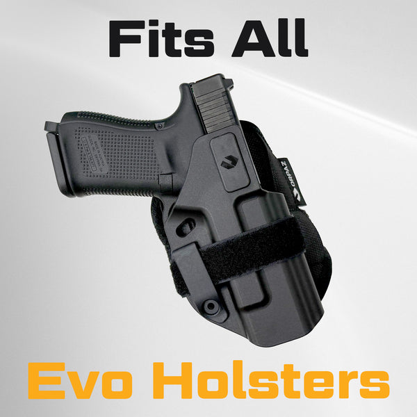 Orpaz Evo Ankle Carry Attachment Comfortable Adjustable Strap for Evo Holsters