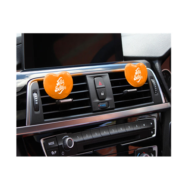 Jelly Belly Car Vent Air Freshener Pack w/2 Vent Clips, Pink Grapefruit, 2 Packs
