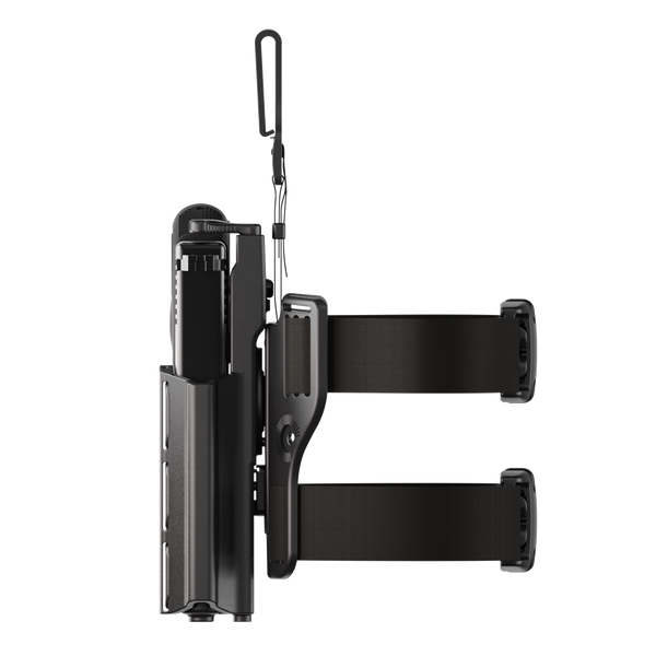 ORPAZ T41 Level 2 Universal Adjustable Holster, Magnetic + Mechanical Retention, Optics Ready OWB Polymer Duty Holster, Made in Israel Drop Leg