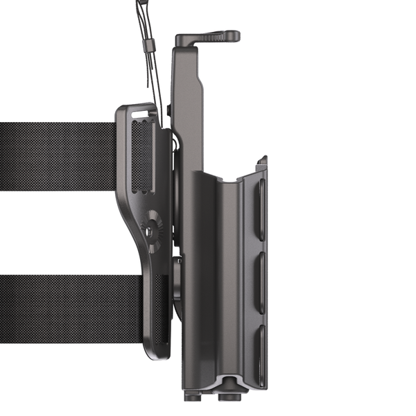 Orpaz T40 TP9 Holster with Light compatible with Canik TP9 Holster with Light, Left Handed Medium Pistol Lights, Drop-Leg Attachment