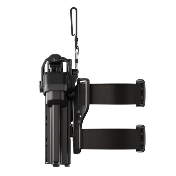 ORPAZ T41 PRO Universal Adjustable Holster, Level 3 Security, Hood Guard & Magnetic Retention, Optics Ready OWB Polymer Duty Holster, Made in Israel Drop Leg