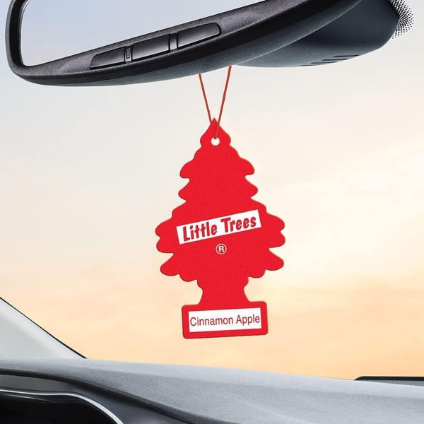 Little Trees Hanging Car Air Freshener, Cinnamon Apple, 2-Pack