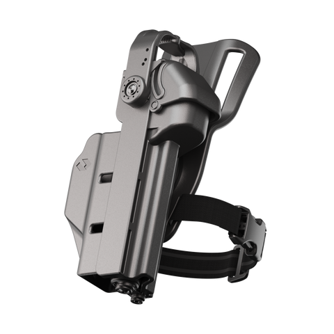 ORPAZ T41 PRO Universal Adjustable Holster, Level 3 Security, Hood Guard & Magnetic Retention, Optics Ready OWB Polymer Duty Holster, Made in Israel Low Ride Pro