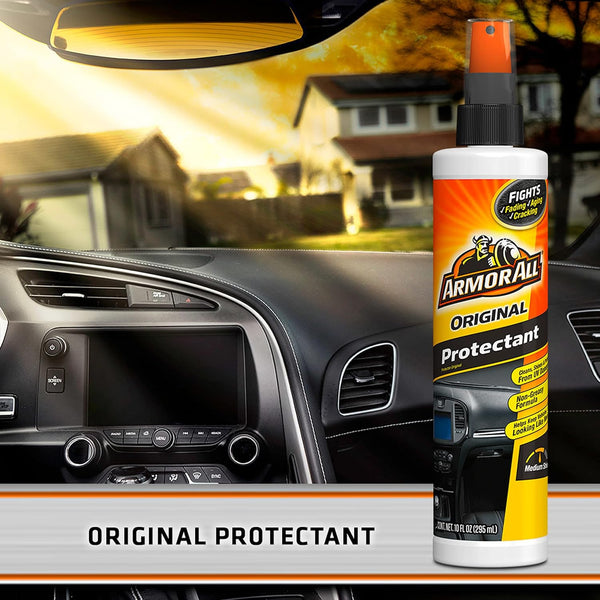 Armor All Interior Car Cleaner Spray Bottle, Protectant Cleaning for Cars, Truck, Motorcycle, Pump Sprayer, 10 Fl Oz, 12 Packs
