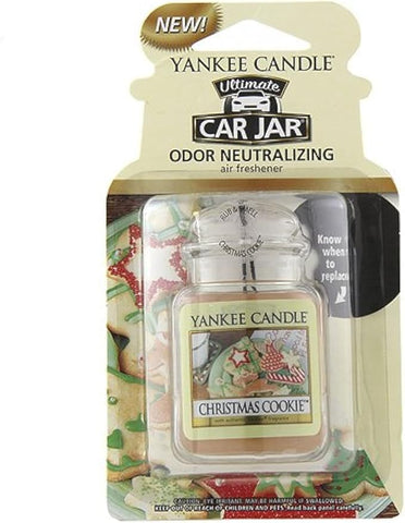 Yankee Candle Car Jar Ultimate Hanging Air Freshener, Christmas Cookie