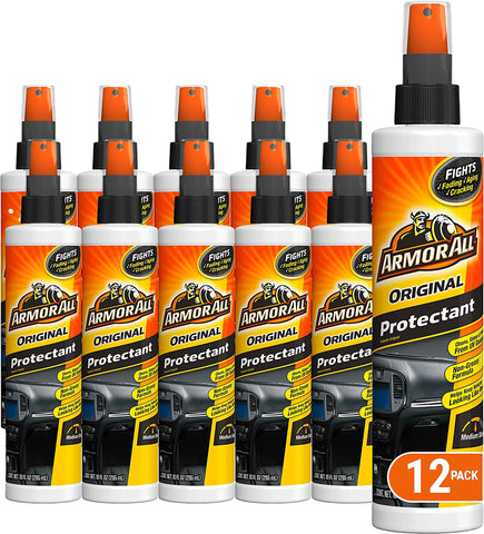 Armor All Interior Car Cleaner Spray Bottle, Protectant Cleaning for Cars, Truck, Motorcycle, Pump Sprayer, 10 Fl Oz, 12 Packs