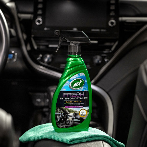 Turtle Wax Fresh Interior Detailer Multi Surface Cleaner with UV Protection, 16oz Trigger Spray, 2 Packs