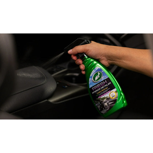 Turtle Wax Fresh Interior Detailer Multi Surface Cleaner with UV Protection, 16oz Trigger Spray, 2 Packs