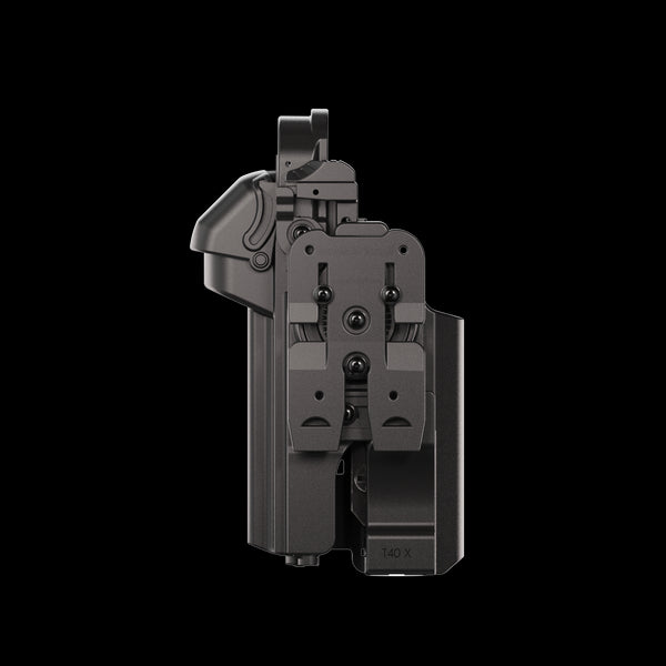 Orpaz T40 Pro Springfield XD Duty Holster with Large Light Holster w/ Magnetic Optic cover, Compatible with Springfield XD Pistol Holder with Laser Mounted Light and Optics with Molle