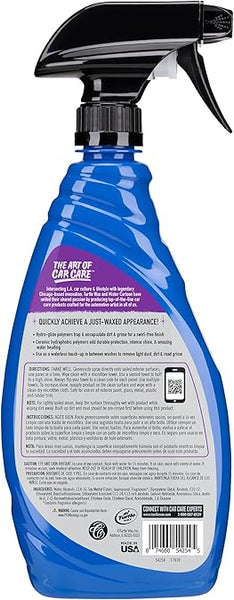 Turtle Wax X Mister Cartoon Quick Detailer Spray, Waterless Cleaning, Long Lasting Ceramic Protection, Safe on All Exterior Surfaces, Wraps, and PPF, for Cars, Trucks, RV's and More, 23 oz.