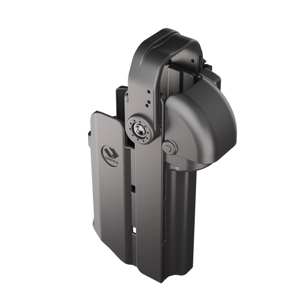 Orpaz T40 G22 Light-Bearing Holster OWB Tactical Holster, Level 2 & Level 3 Security, Compatible with Glock 22, Fits Most Pistol Lights, Optics-Ready, Adjustable T40 Pro Magnetic Medium Low-Ride Pro