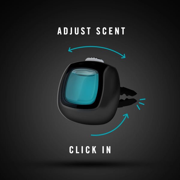 Febreze Vent Clip Car Air Freshener, Unstopables Fresh Scent, Odor Eliminator, 2 CLIPS