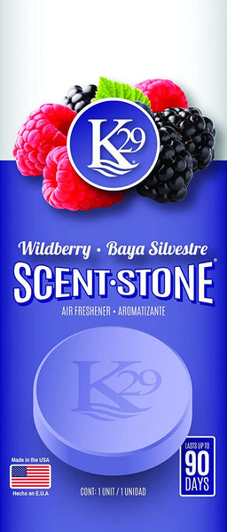 K29 WildBerry Stone Air Freshener, Environmentally Safe and Long-lasting Fragrance