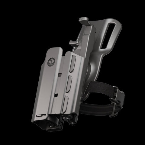 Orpaz T40 Light-Bearing Holster – Left Handed Universal OWB Tactical Holster, Level 2 & Level 3 Security, Compatible w/Most Pistol Lights, Optics-Ready, Adjustable, Fits Most Pistols Low-Ride Pro Large