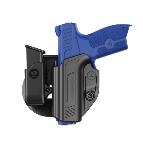 Orpaz IWI Masada Holster Left-Hand w/Masada Mag Pouch Level I OWB Paddle Holster