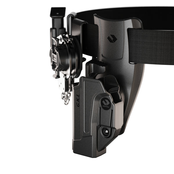 Orpaz G19 Compatible with Glock 19 Holster Left Hand, Level II OWB Low-Ride Holster