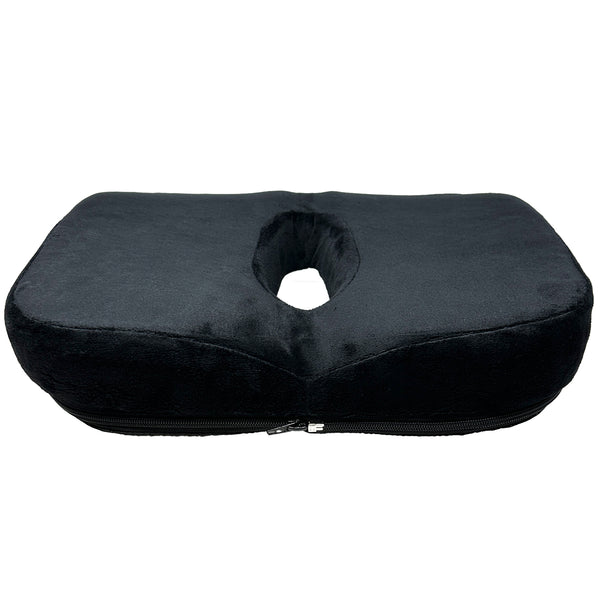 TrexNYC Donut Pillow - Memory Foam Sitting pillow - Car Seat & Office Chair Cushion - Slip-Resistant with Soft Surface