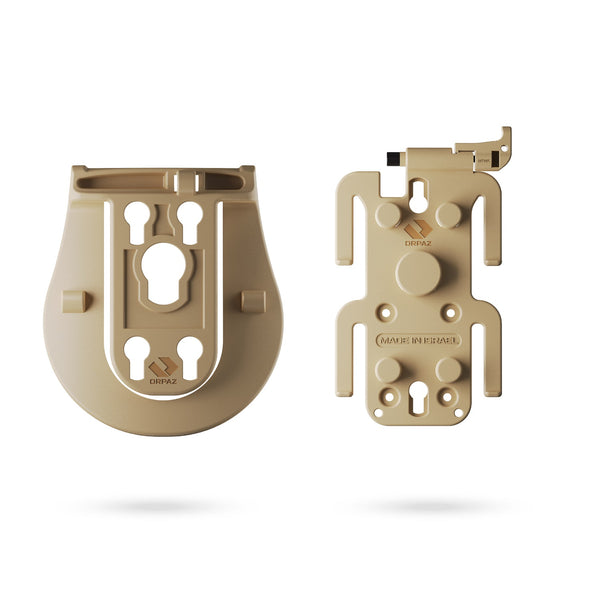 Orpaz Paddle Attachment for MOLLE Pouch, MOLLE Mag Pouch, MOLLE Backpack and other MOLLE Accessories, Desert Tan