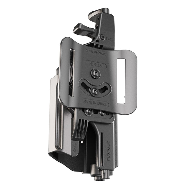 Orpaz G37 Light Bearing Holster Compatible with Glock 37 Holster with Light/Laser/Sight/Optics, Medium Pistol Lights, Belt Attachment