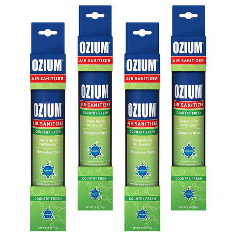 Ozium Air Sanitizer 3.5 oz. Ozium Spray, Country Fresh (4-PACK)