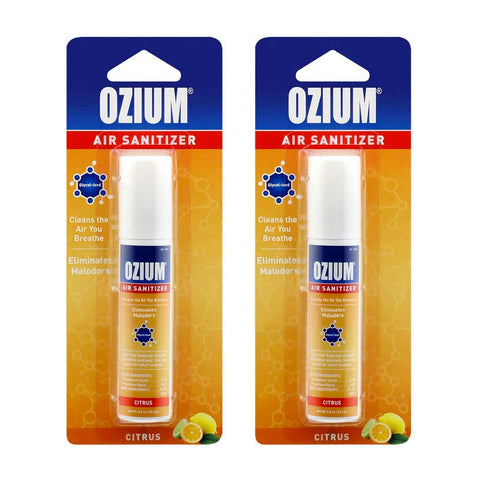 Ozium Air Sanitizer 0.8 oz Spray, Citrus Scent (2-PACK)