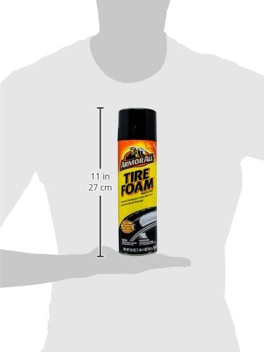 Armor All Tire Foam, Restores Deep-Black Look, 40320, 20 oz.