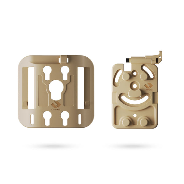 Orpaz OMS Holster Insert and Belt Receiver Kit, Fits on Orpaz Holsters and Magazine Pouches, Desert Tan