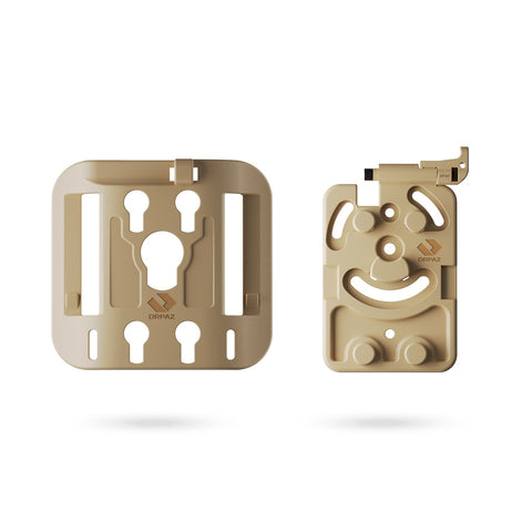 Orpaz OMS Holster Insert and Belt Receiver Kit, Fits on Orpaz Holsters and Magazine Pouches, Desert Tan