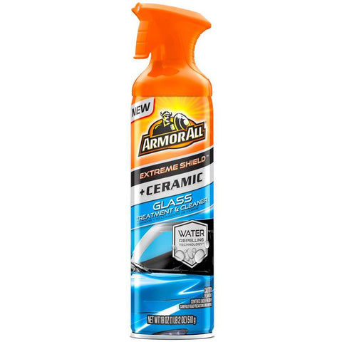 Armor All Glass Treatment and Cleaner with Extreme Shield and Ceramic technology, 18 oz Spray