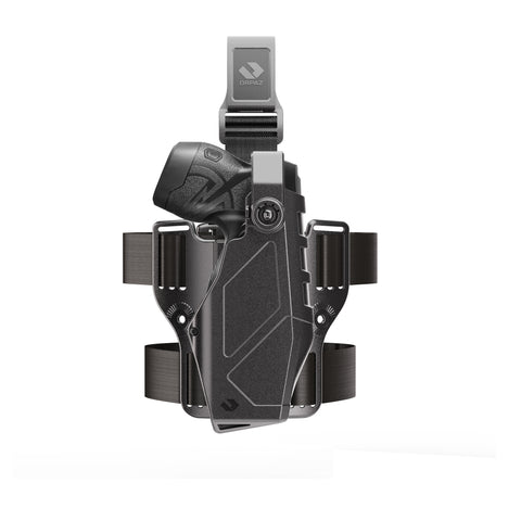 Orpaz X26P Taser Holster Compatible with Axon TASER X26P for Self Defense, Features an Automatic Safety Return Mechanism, Drop Leg - Unisex - Will Secure Your Taser with a Tactical Appearance