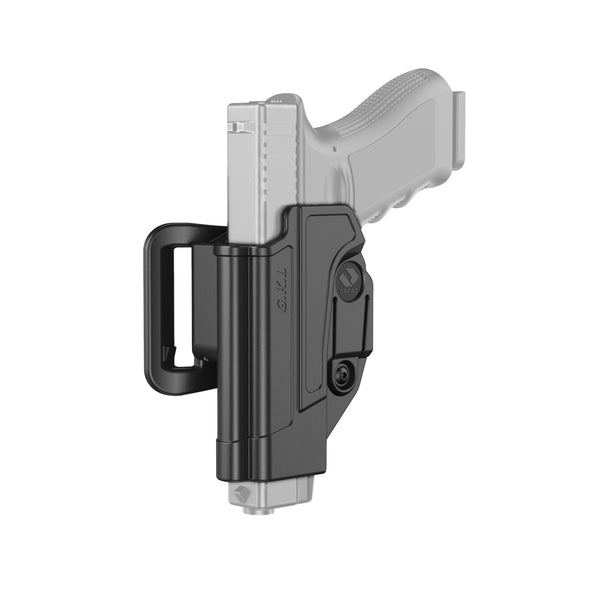 Orpaz Holster Compatible with Glock 19 Holster Left Hand, Level I OWB Belt Holster