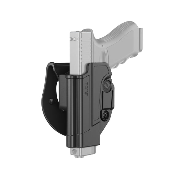 Orpaz Holster Compatible with Glock 19 Holster Left Hand, Level I OWB Paddle Holster