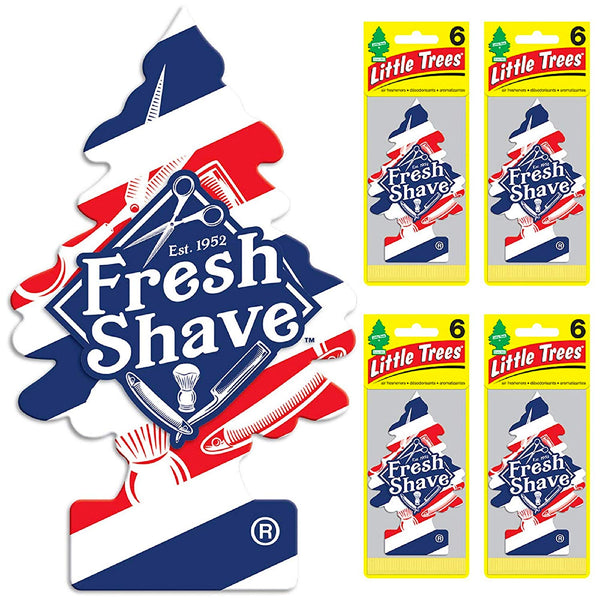 Little Trees Car Air Freshener 24-Pack (Fresh Shave)