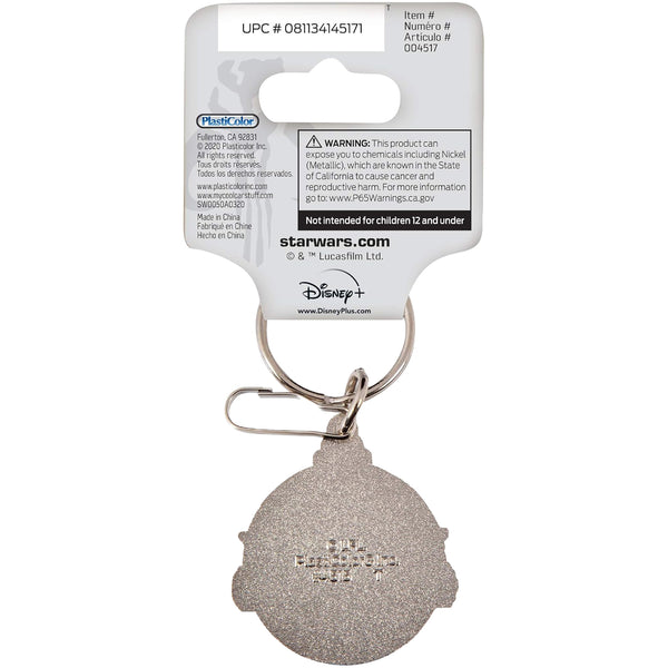 Plasticolor Star Wars Keychain featuring The Child from The Mandalorian - Durable Metal Design for Galactic Style!