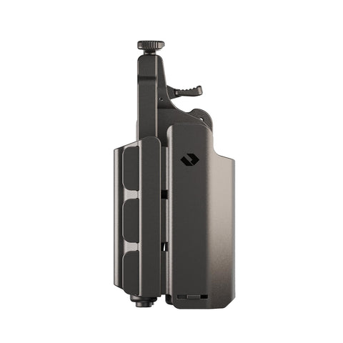 Orpaz T40 S&W SD9VE Holster with Light Compatible with S&W SD9VE Holster with Light, Left Handed Large Pistol Lights, MOLLE Attachment