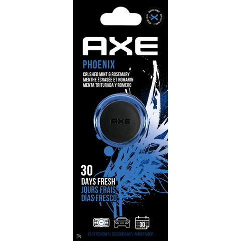 AXE Air Freshener Mini Vent Clip, Odor Eliminator, Air Purifier Provides A Long Lasting Scent, Phoenix