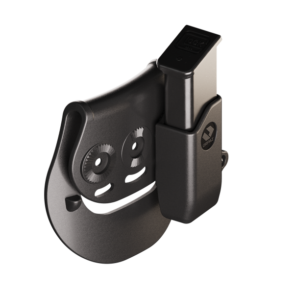 Orpaz HK Pistol Mag Pouch Compatible with Heckler & Koch P30SK V1 /V3 Magazine Holster for 0.40, 9mm Magazine Holder, Single Mag, Paddle Gen2