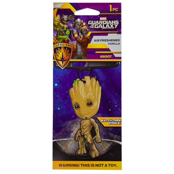 Plasticolor Marvel Baby Groot Guardians of the Galaxy Wiggler Car Air Freshener