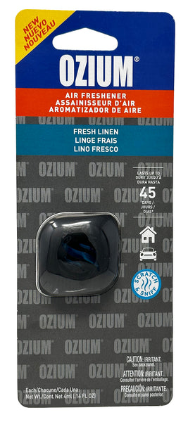 Ozium Membrane Car Vent Clip AC Air Fresheners Car Air Freshener and Car Odor Eliminator, Fresh Linen