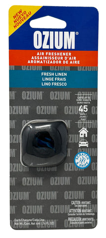 Ozium Membrane Car Vent Clip AC Air Fresheners Car Air Freshener and Car Odor Eliminator, Fresh Linen