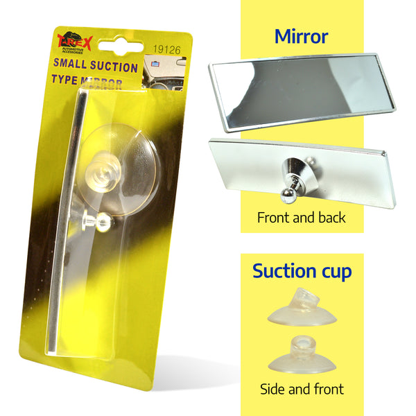 T-Rex Baby Car Mirror for Baby Car Seat View (5.5"x2.5" Rectangular)